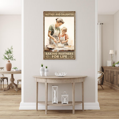 Leshea, mère et fille sur toile