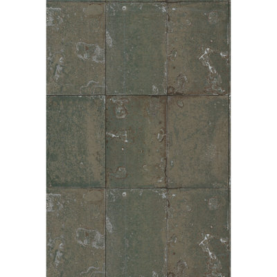 Foundation Antique Mirror Stone Wallpaper Roll