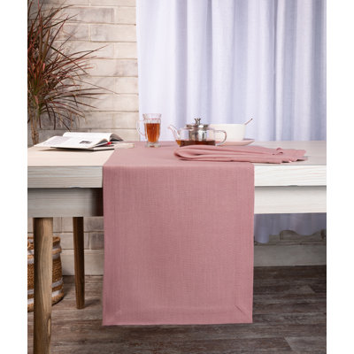 Chemin de table en faux lin