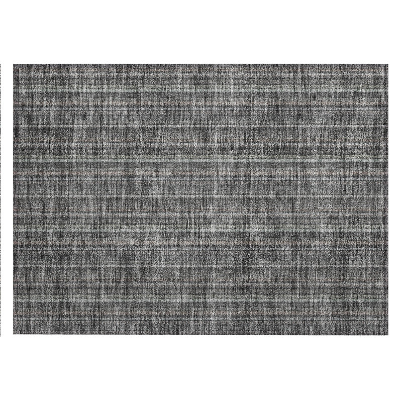 Chayden Washable Striped Indoor / Outdoor Rug, Rectangle 1'8" x 2'6"