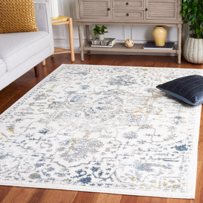 Lowrey White/Blue Rug