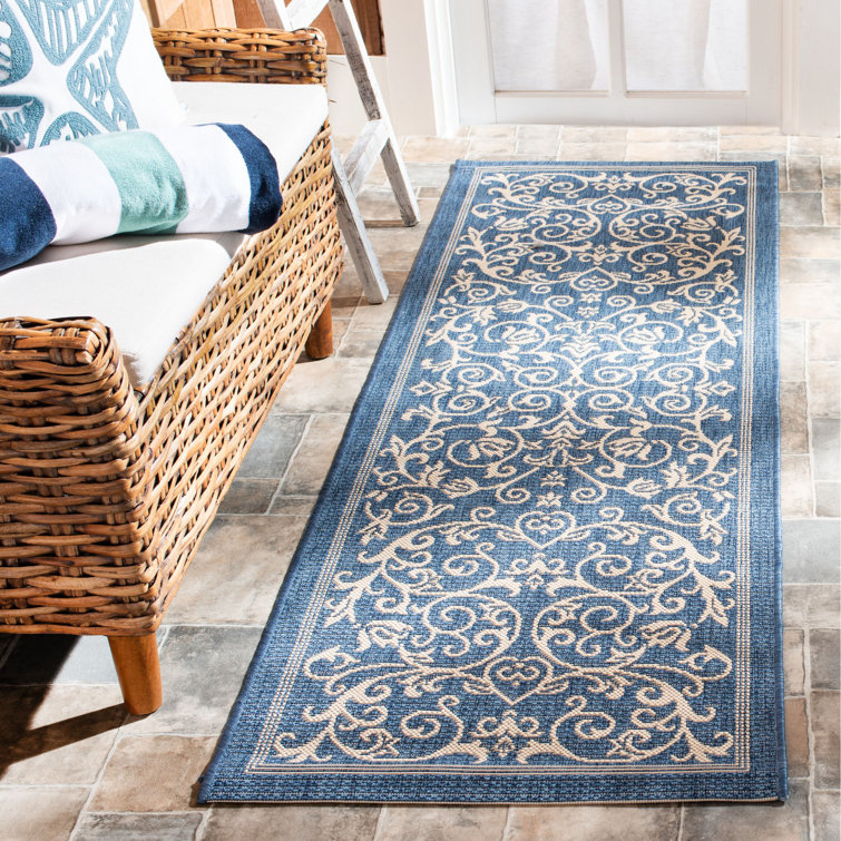 Cokley Performance Floral Indoor/Outdoor Area Rug