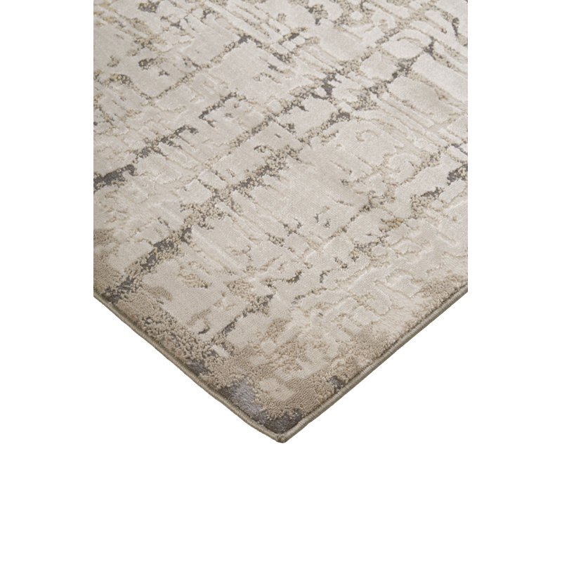 Ambrette Abstract Birch Area Rug, Rectangle 8' x 10'