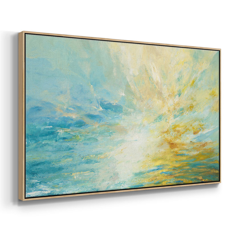Sparkle and Flow, reproduction d'art sur toile, H 27 po x l 41 po x P 2 po, Naturel