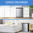 2.1 Cu.ft Upright Freezer, Fast Cooling, 7 Temp Settings, Adjustable Legs, Embossed Finish-83265861