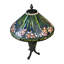 Lampe de table Tiffany rose glacière