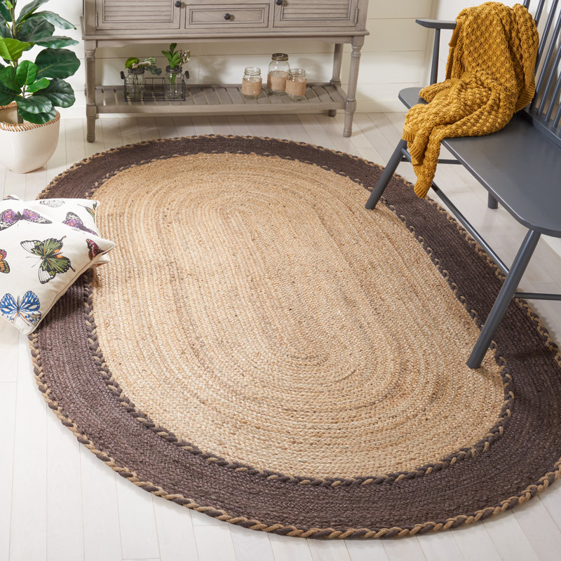 Tapis en fibre Tring / brun Tring 261, Ovale 3 pi x 5 pi