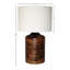 Lampe de table en bois massif Millerville