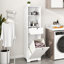 Trieur de linge blanc - un compartiment, un tiroir, fabriqué avec E1 et une surface peinte pour un espace attrayant de finition peinture