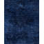 Tapis bleu contemporain en laine noué à la main surteint 6 pi 0 po x 9 pi 0 po