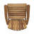 Outdoor Acacia Wood Adirondack Dining Chairs-1020537059