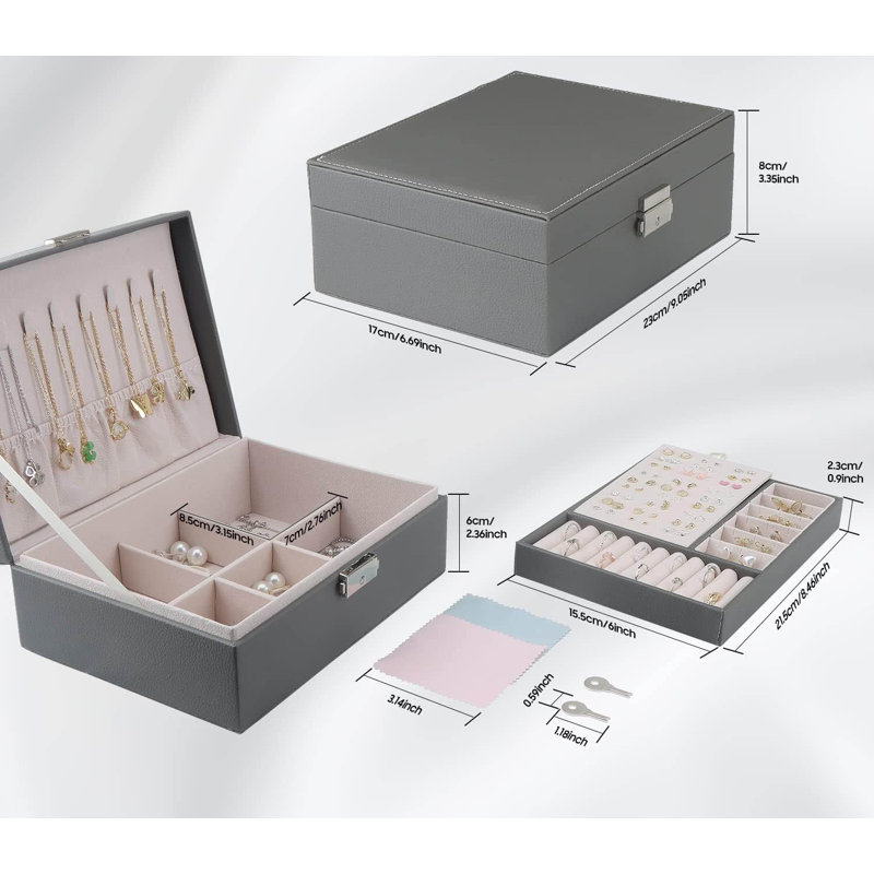 Jewellery Box +, Grey