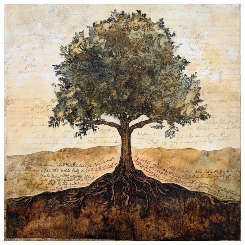 Tree With Roots Shower Curtains Extra Long, 70 po l x 72 po H