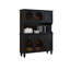 Armoire latérale de rangement en bois massif de style américain-2045281007