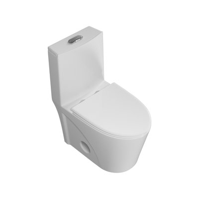 Rainlex 1.6 Gallons GPF Elongated Comfort Height Floor Mounted Close Coupled Toilets (Seat Included) -  RX-T07W