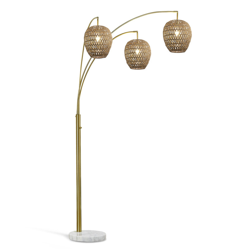 Belmin 83'' Tree Floor Lamp, Brushed Brass