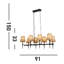 Annabele 8 - Light Shaded Chandelier
