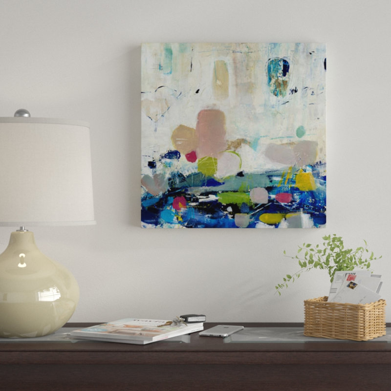 « baleine of a conte » par julien spencer, impression sur toile tendue, 26 po x 26 po x 1,5 po, Pas de tapis, Toile tendue