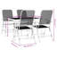 Breighana 4 - Person Patio Dining Set with-1050457315