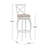 Brumback Wood Swivel Upholstered Stool-1620841276-1620841277
