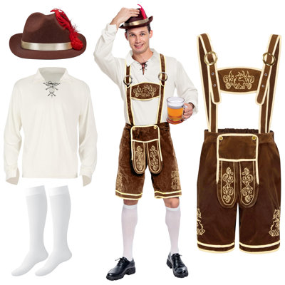 Men’s German Bavarian Oktoberfest Costume Set XXL