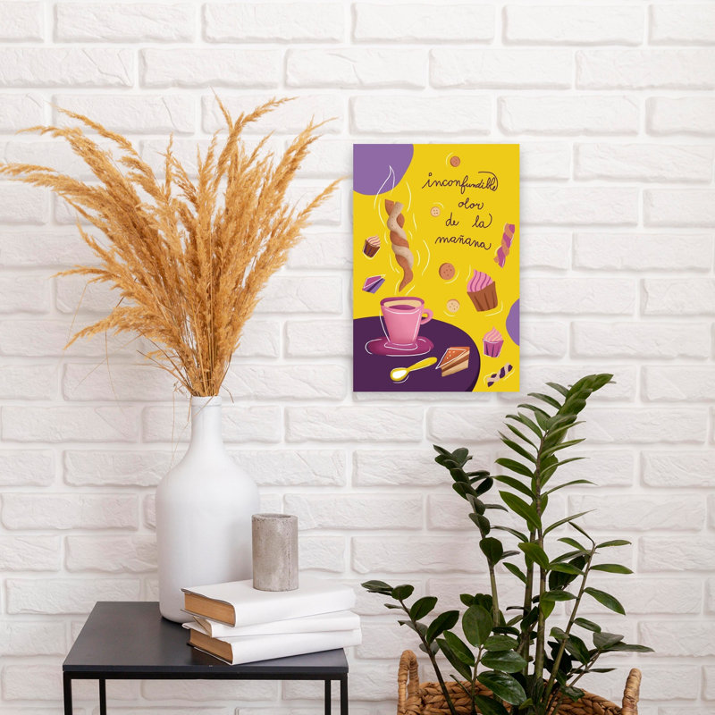 Sweet Morning Coffee Wall Art, 18" H x 12" W