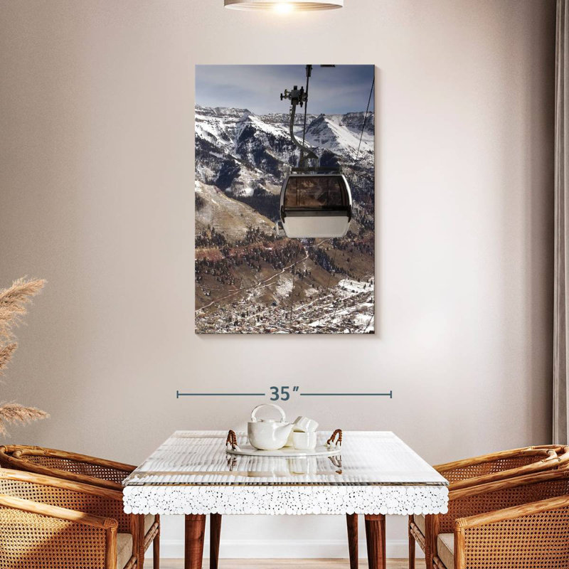 Aime Telluride Cable Car, 39" H x 26" W