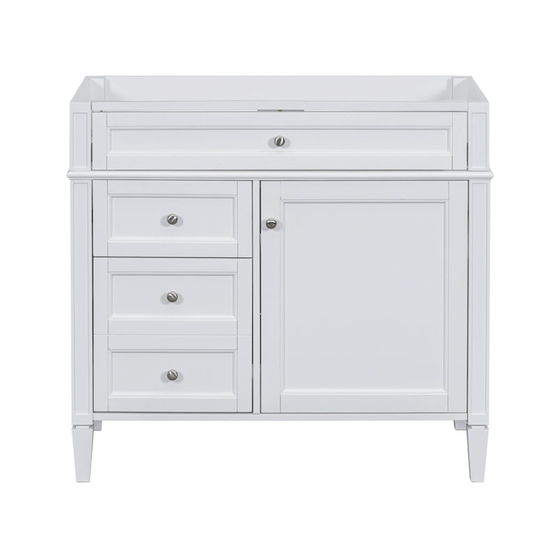 Meuble-lavabo 36 po sans lavabo supérieur, Blanc