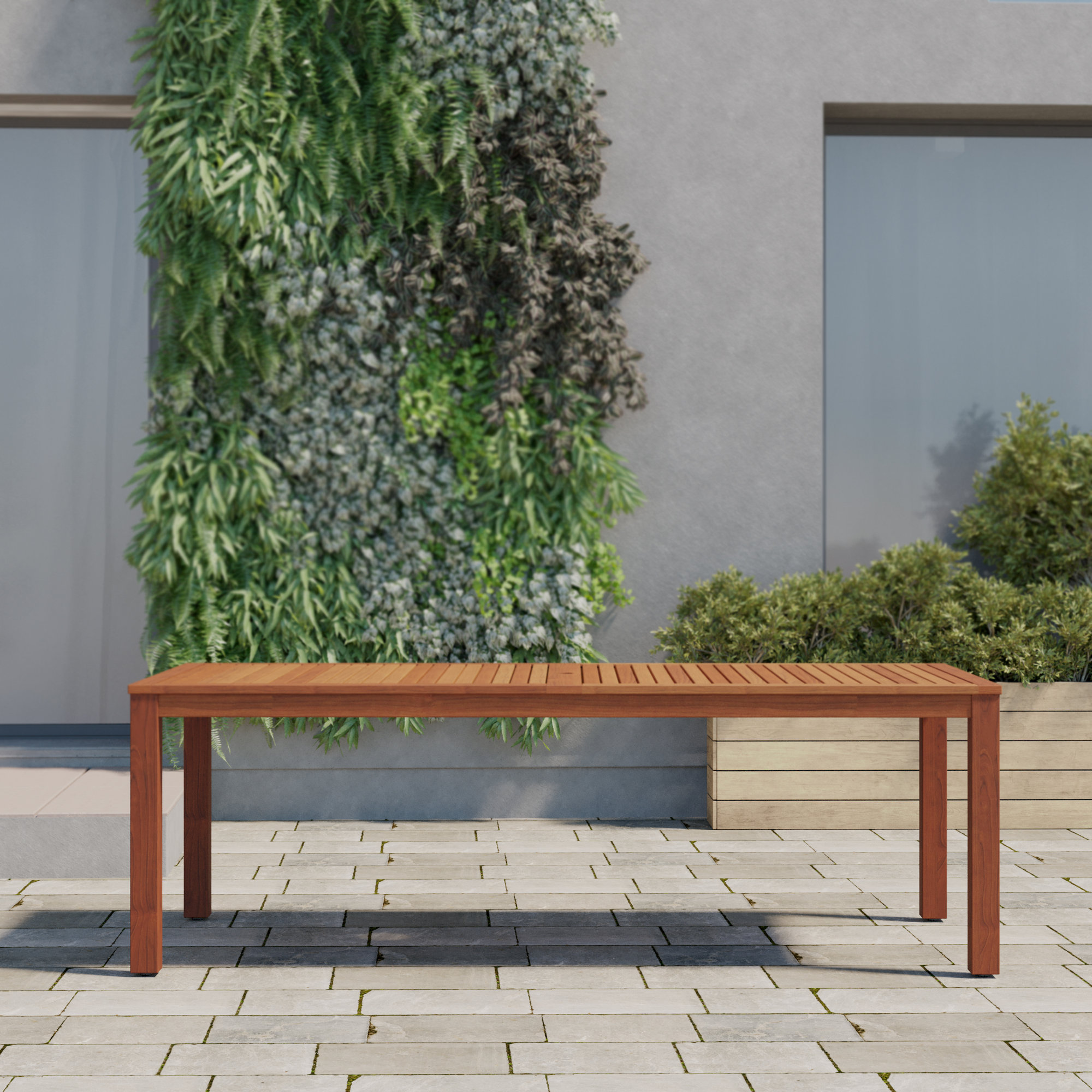 Alyisa 85'' Outdoor Dining Table
