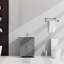 Armoire de buanderie 24 po pour lavabo de salle de bain, gris