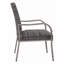 Chaises de patio confortables, cour de ferme moderne en osier d'acier