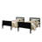 Jazzae 43.6" W Wood Twin-over-Twin Bunk Bed with Convertible Design and Guardrails-1700366575
