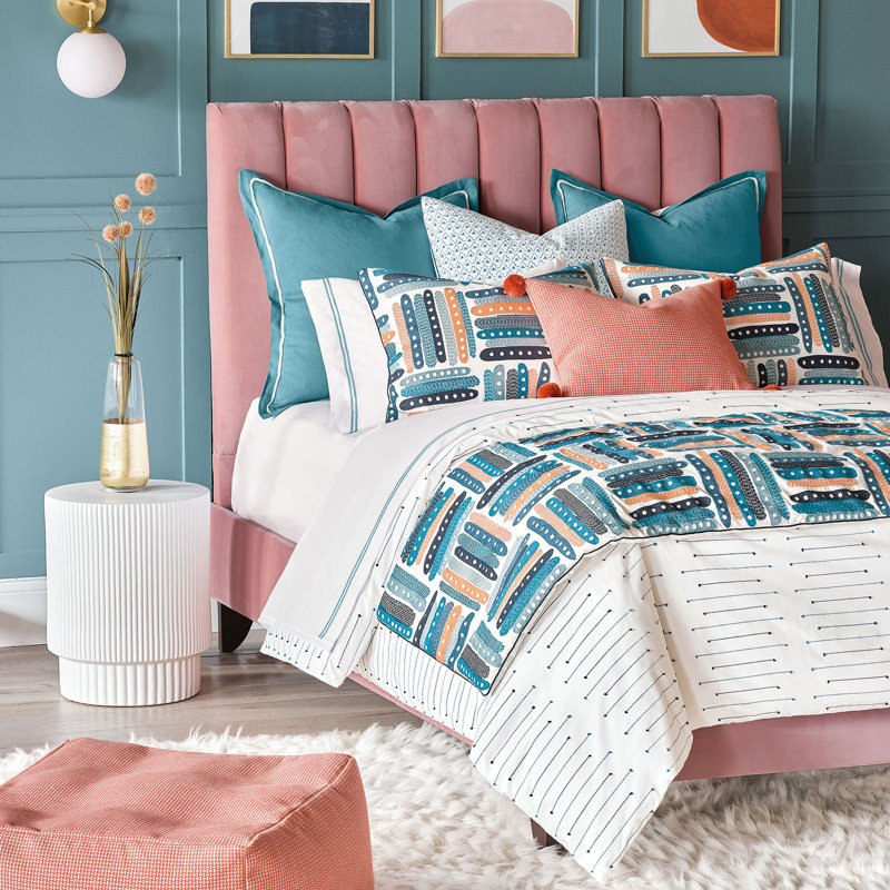 Édredon Phineas Fil Coupe, Édredon grand super, Capitonné