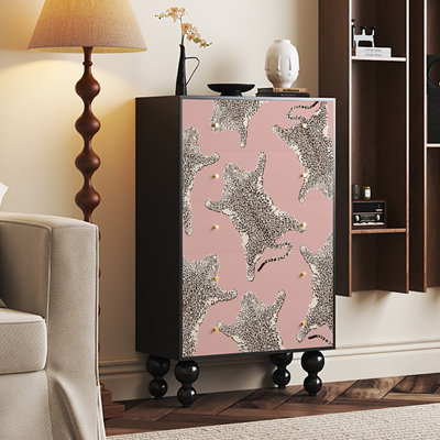 Simple locker decorated drawers cabinet