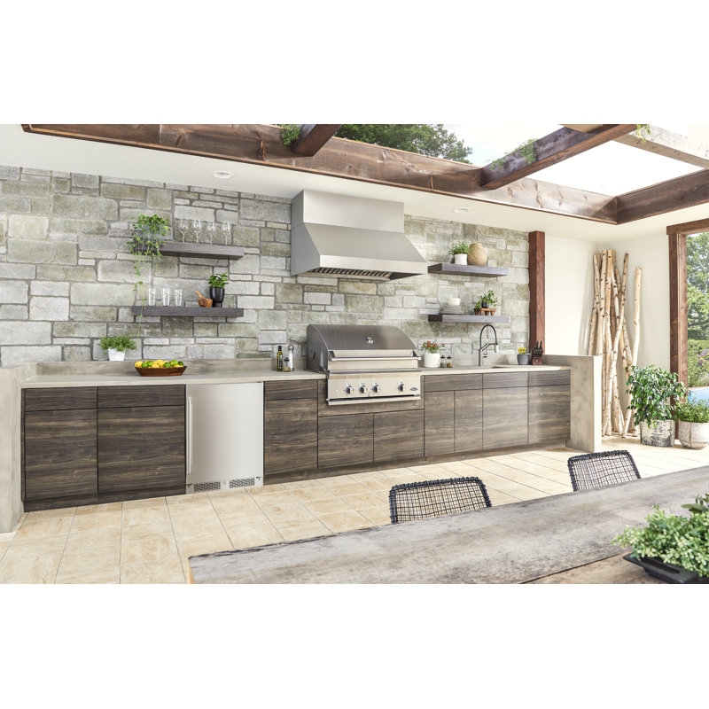 48" Cypress 1200 CFM Ducted Wall Mount Outdoor Range Hood in Silver with Nightlight, 54"