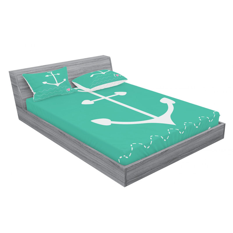 Microfiber Sheet Set, Queen Sheet Set with Fitted Sheet