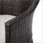Chaise de patio en osier avec coussin Backlund-24810045