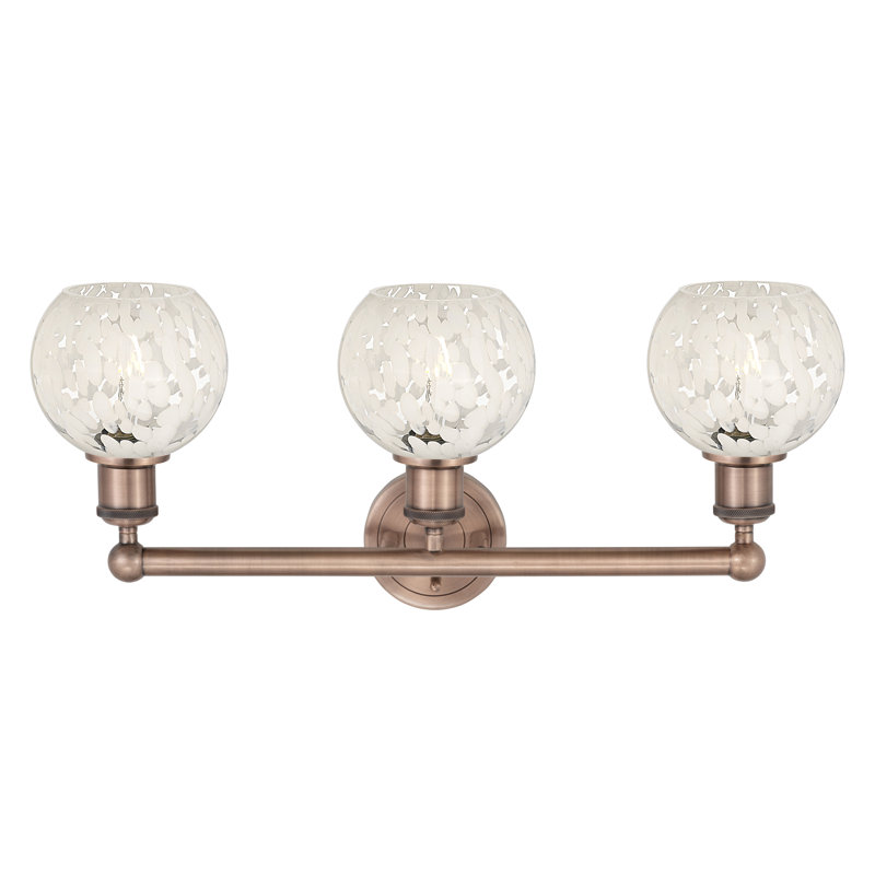 Berdene 3 - Light Dimmable Vanity Light, Antique Copper