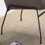 Fauteuil d'appoint et repose-pieds en cuir fleur-526376495