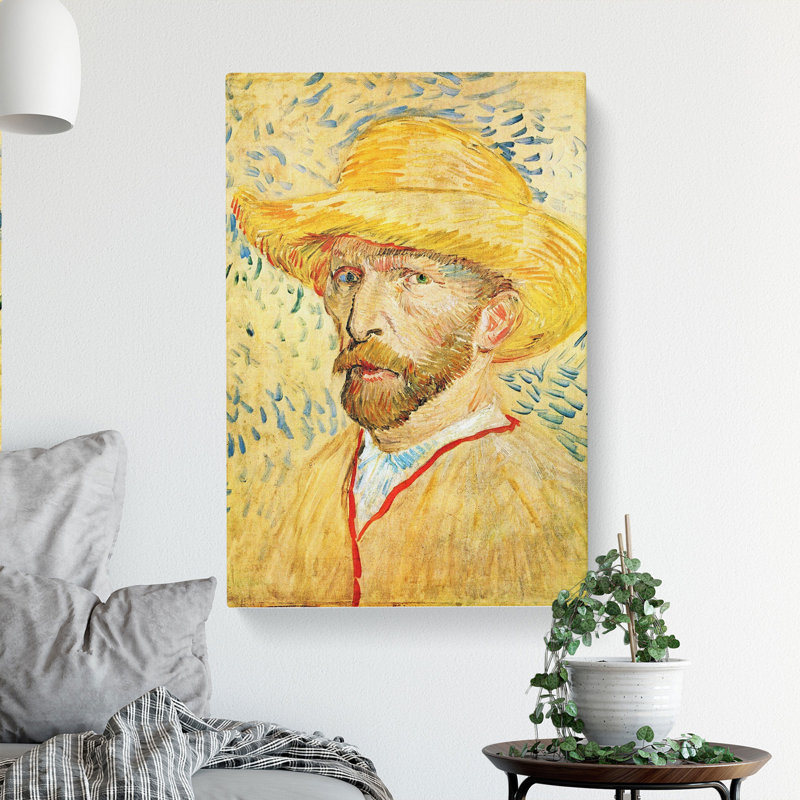 Self-Portrait Vol.4 by Vincent Van Gogh - Wrapped Canvas Painting, 76cm H x 50cm W x 3cm D