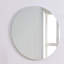 Miroir de salle de bain 80 cm, miroir rond, fixation murale