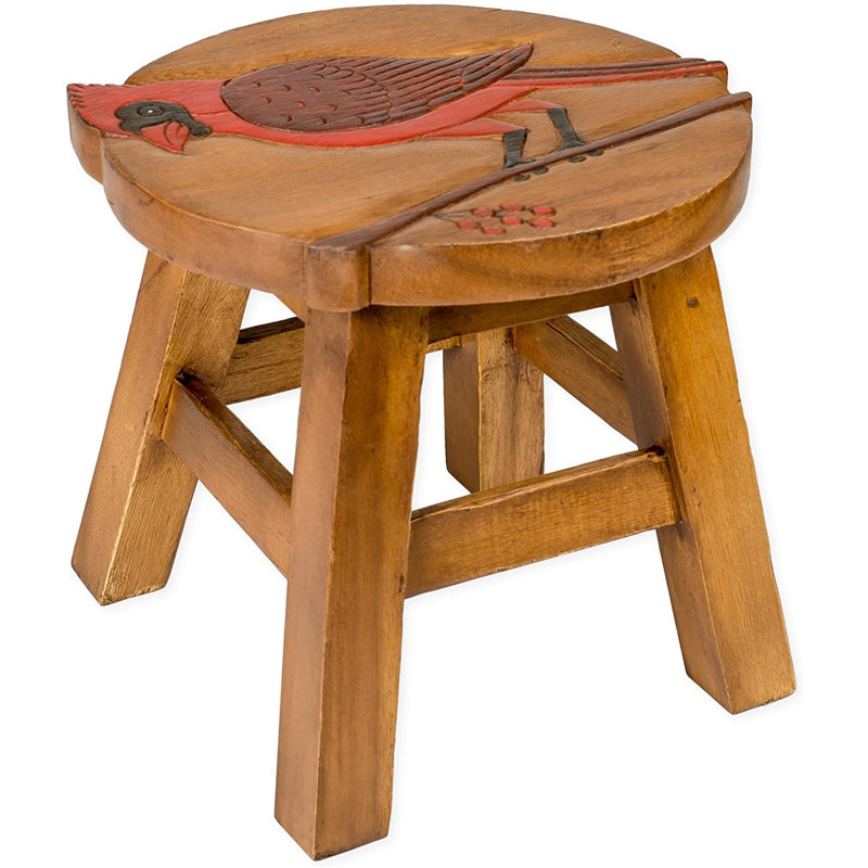 Eva-Jo Red Cardinal Step Stool