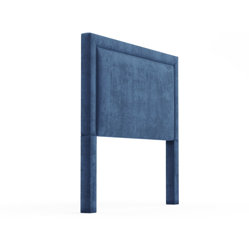 Guerline Upholstered Headboard, Navy, Full