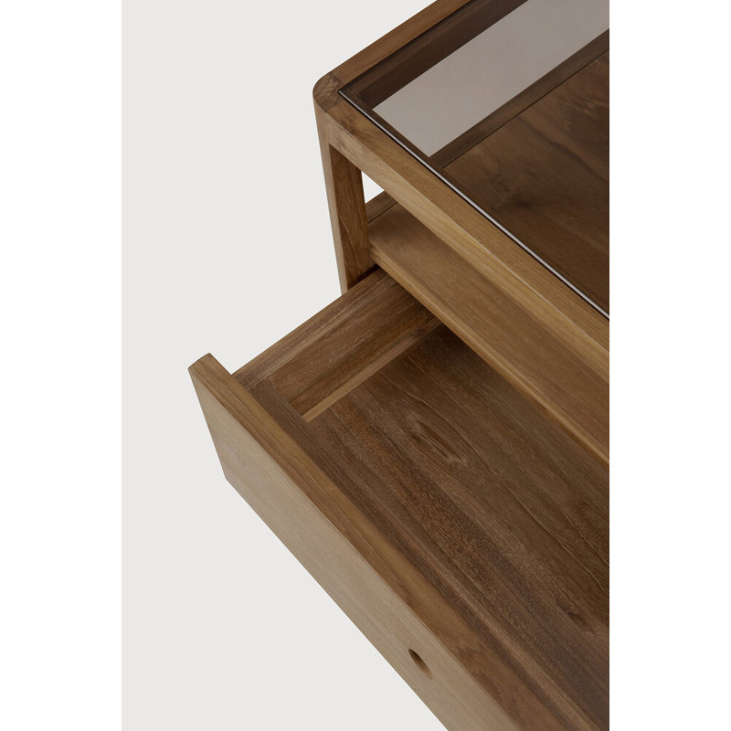 Spindle 1 - Drawer Solid Wood Nightstand