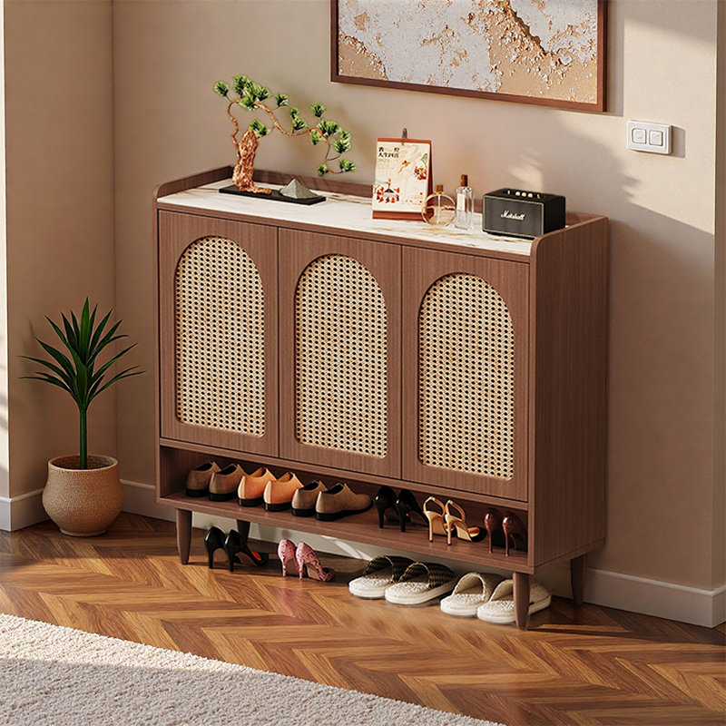 Shoe Storage Cabinet, 41.34" H x 48.43" W x 13.78" D