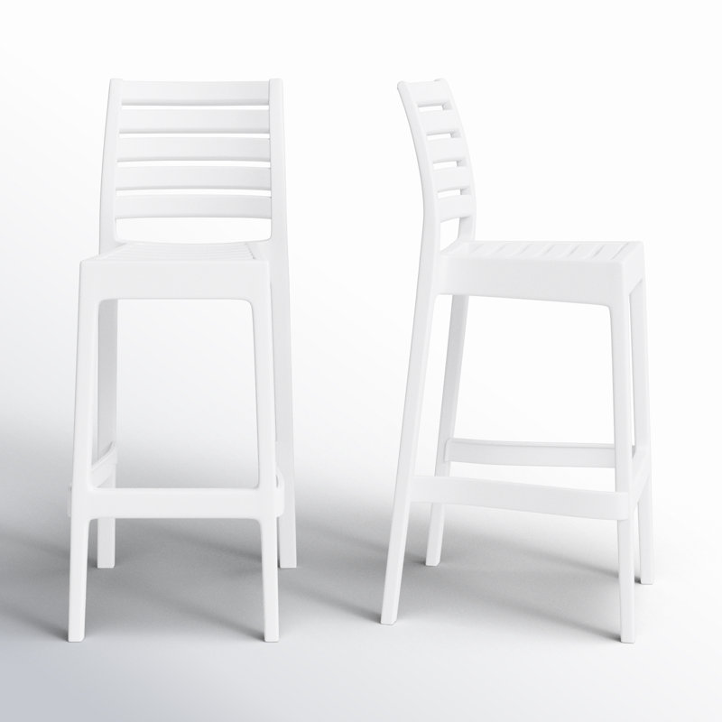 Tabouret de bar 30 po, Blanc