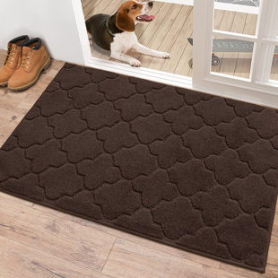Monfield Non-Slip Geometric Doormat