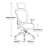 Executive Black Breathable Mesh Chair with Flip Arms