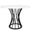 Round Metal Base Dining Table-992279638