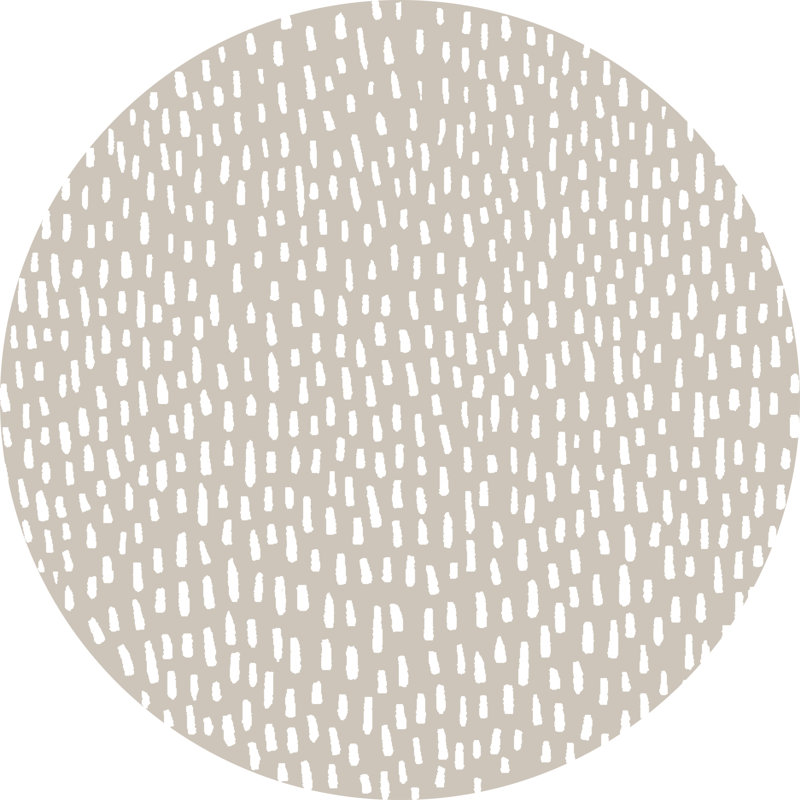 Sicard Vinyl Machine Printed Area Rug, Rectangle 3'3.4" x 3'3.4"